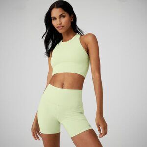Alo Yoga Green Biker Short